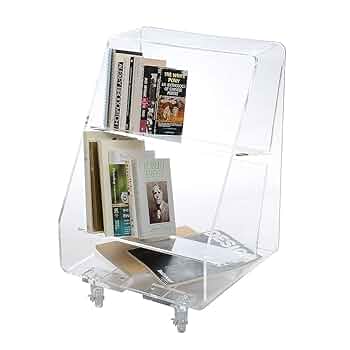 USED/スペースエイジ y2k アクリルマガジンラック space age Space Age Magazine Rack - Etsy